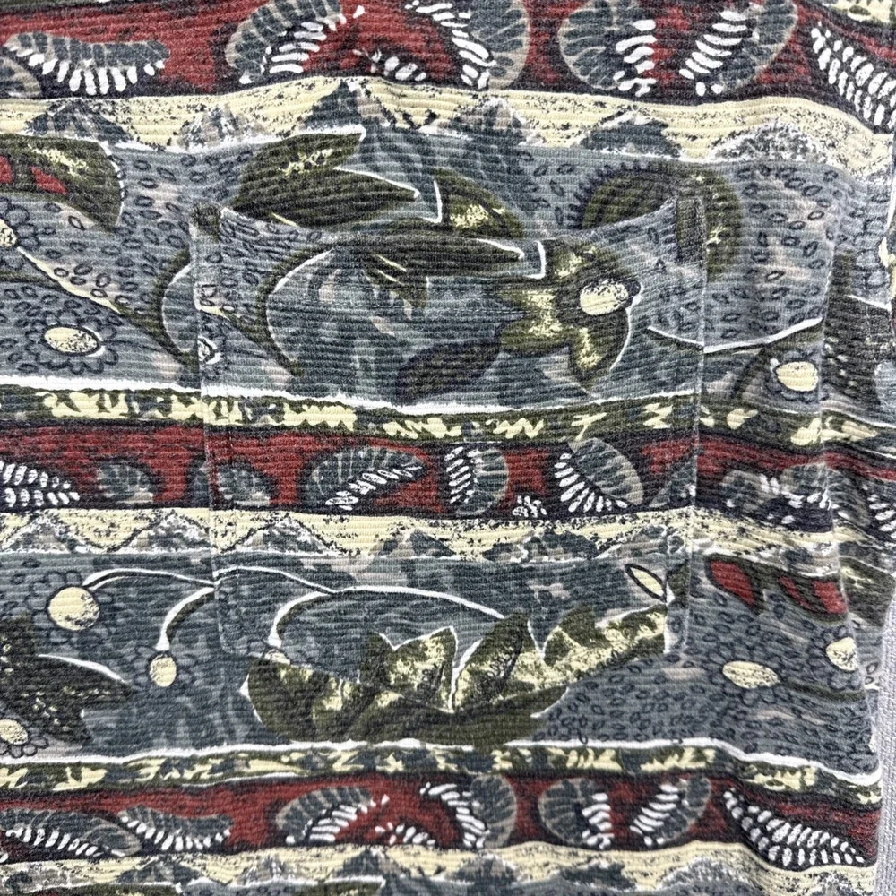 Vintage Tommy Bahama Polo Golf Short Sleeve Floral Hawaiian Shirt - Size XLarge